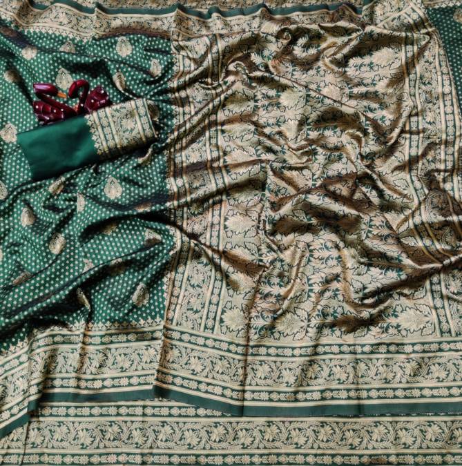 Maahi 14  Latest Fancy Designer Festive Wear Banarasi Silk Saree collection